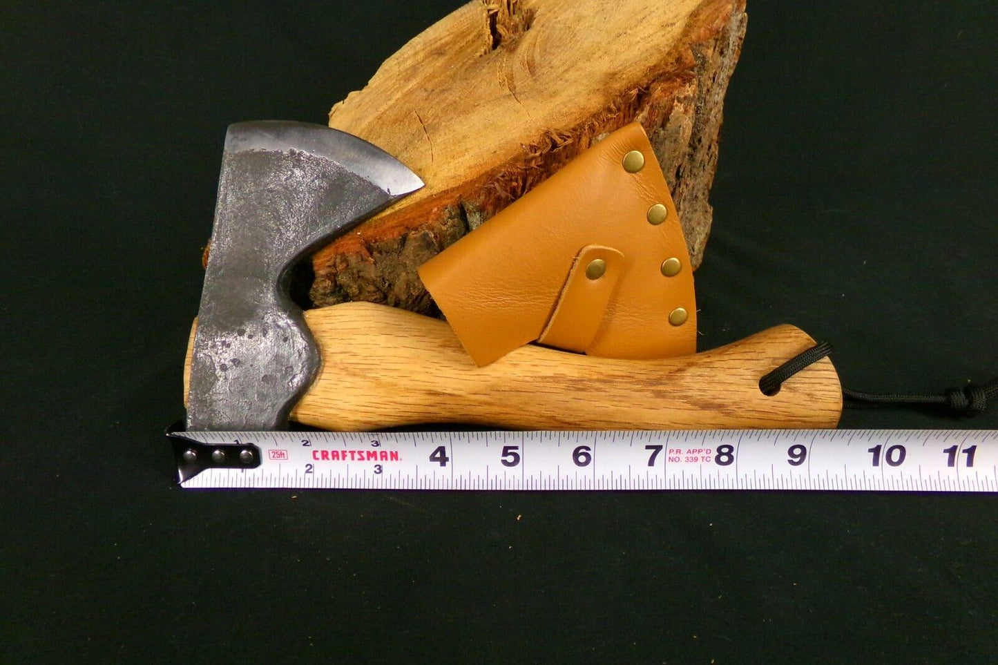 Mini Bearded Viking Axe Hatchet – Hickory Handle Carbon Steel Bushcraft Axe