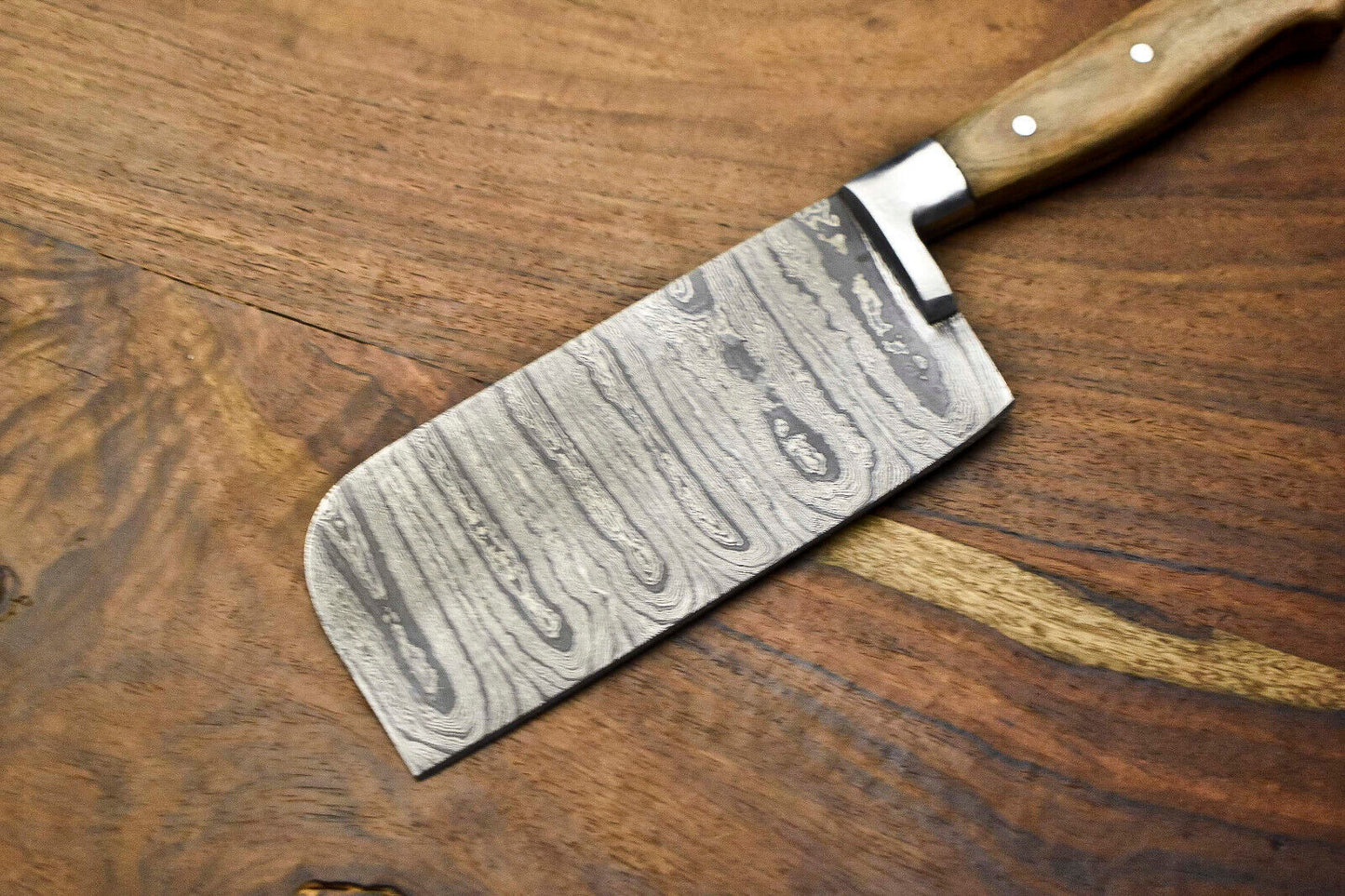 Full Tang Handmade Damascus Steel Chef Knife – Durable & Razor Sharp