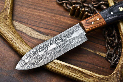 Custom Handmade Damascus Steel Chef Knife – Full Tang