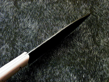 11" Custom Hand Forged Damascus Steel Chef Knife | Kitchen & Cooking Knife with Camel Bone Handle
