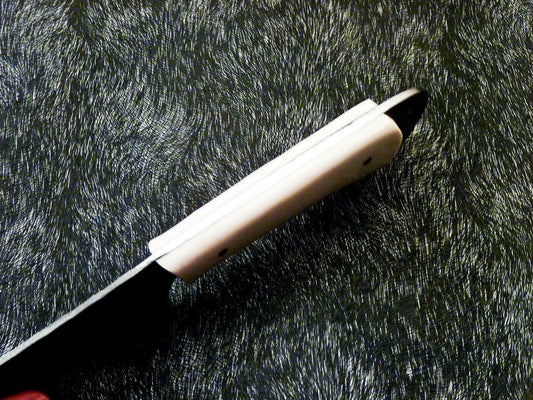 11" Custom Hand Forged Damascus Steel Chef Knife | Kitchen & Cooking Knife with Camel Bone Handle