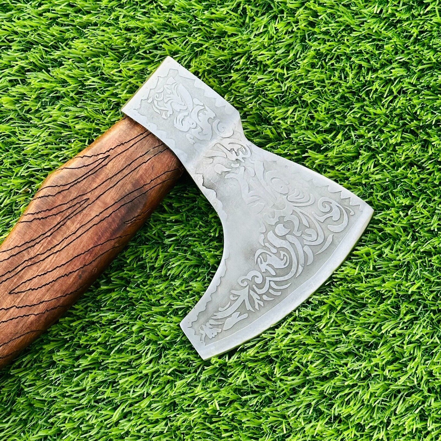 Handmade Viking Tomahawk Axe – High Carbon Steel Throwing Hatchet