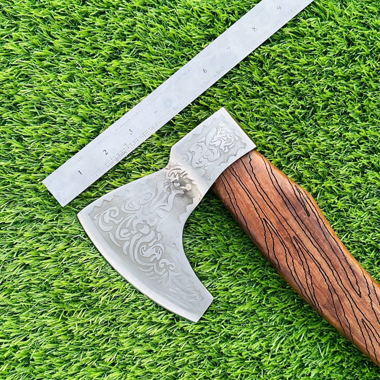 Handmade Viking Tomahawk Axe – High Carbon Steel Throwing Hatchet