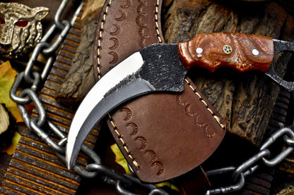 Custom Handmade D2 Steel Karambit Knife Best Karambit Knife With Resin Handle