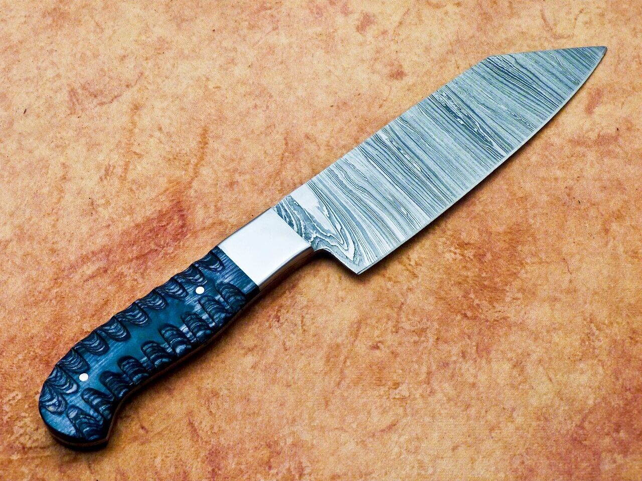12" Handmade Damascus Steel Professional Chef Knife – Hardwood Handle, 512 Layers, Hand-Forged Kitchen Knife