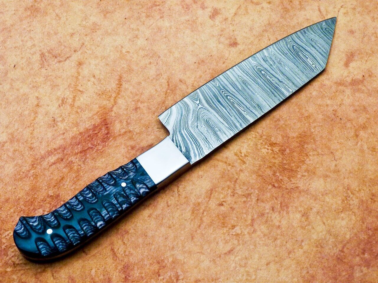 12" Handmade Damascus Steel Professional Chef Knife – Hardwood Handle, 512 Layers, Hand-Forged Kitchen Knife