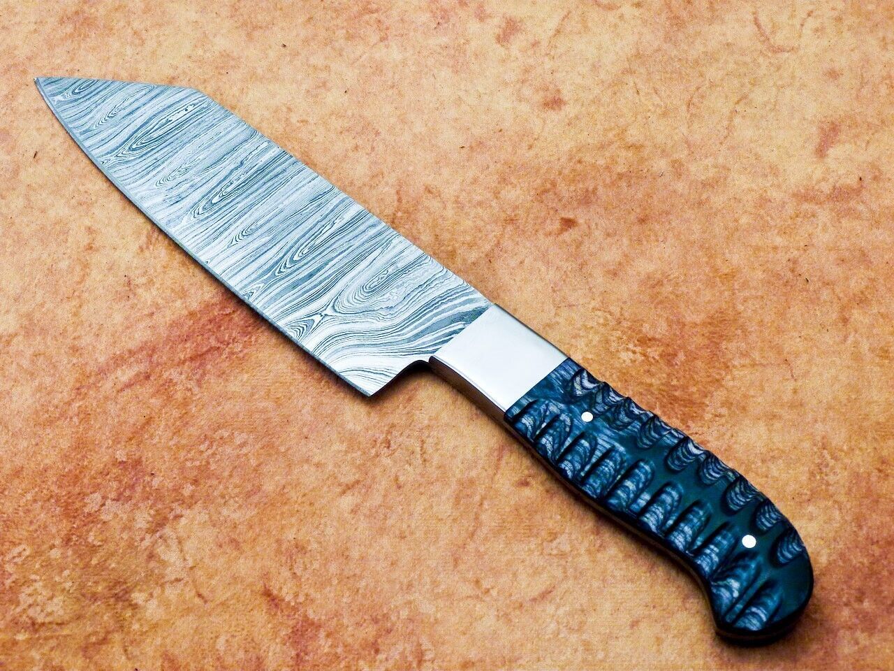 12" Handmade Damascus Steel Professional Chef Knife – Hardwood Handle, 512 Layers, Hand-Forged Kitchen Knife