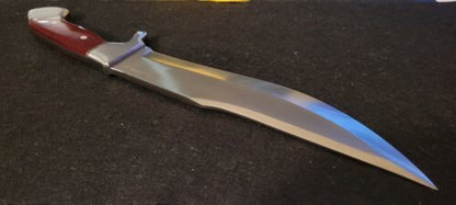 15.4" Handmade D2 Tool Steel Hunting Camp Bowie Knife – 6.25MM Thick Blade