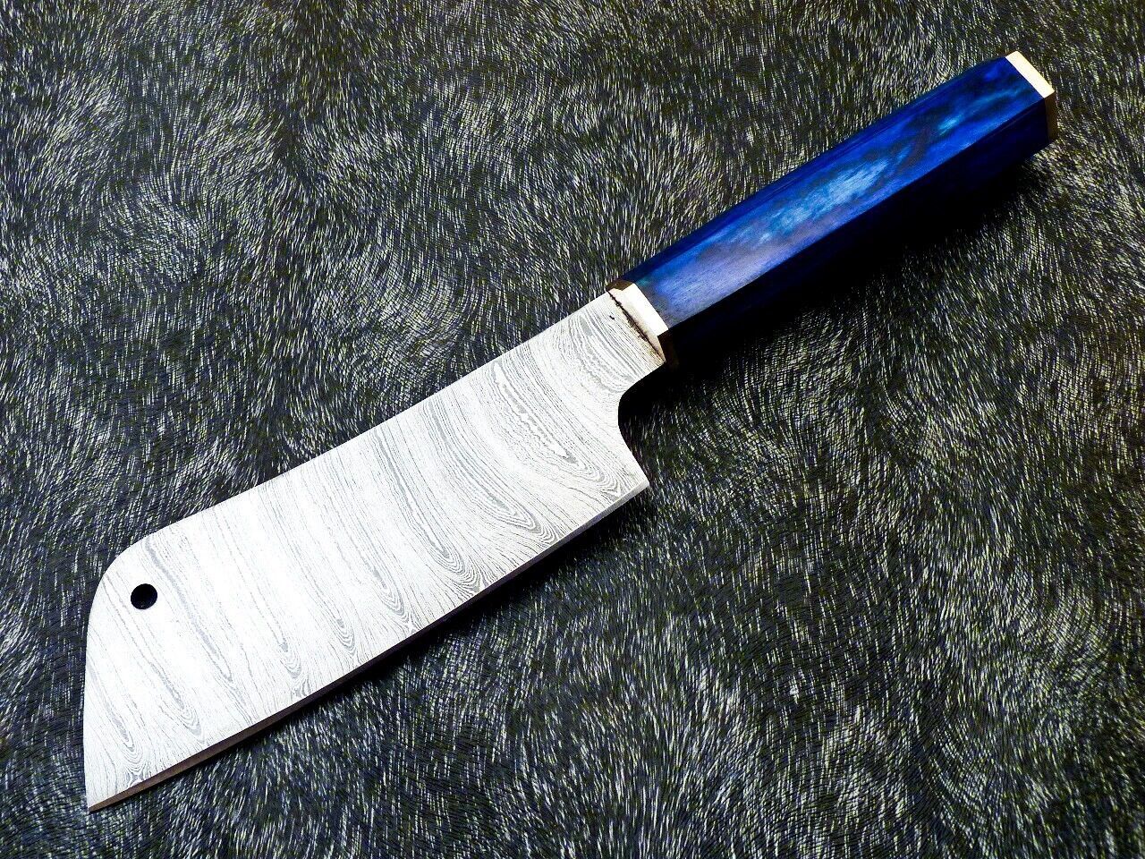 12" Custom Hand Forged Damascus Steel Chef Knife – Kitchen Knife with Hardwood Handle