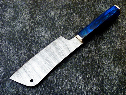12" Custom Hand Forged Damascus Steel Chef Knife – Kitchen Knife with Hardwood Handle