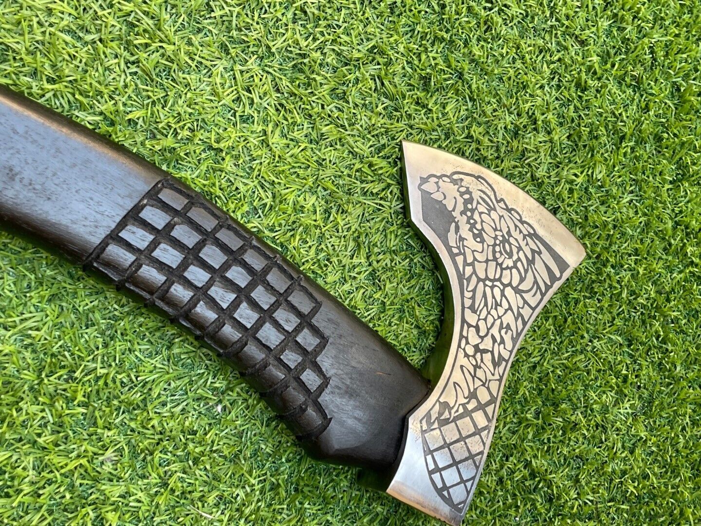 Hand-Forged Viking Hatchet – 19" Premium Carbon Steel Axe