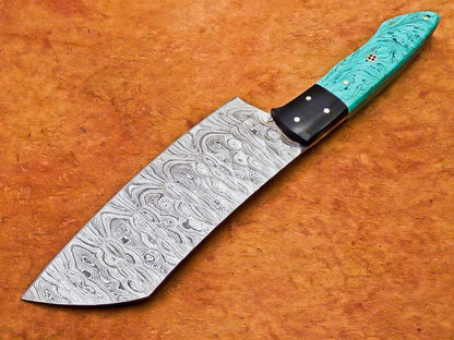 12.0" Professional Chef Chopper Knife Cleaver Damascus Blade Resin Handle