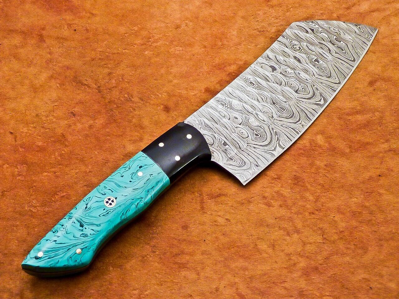 12.0" Professional Chef Chopper Knife Cleaver Damascus Blade Resin Handle