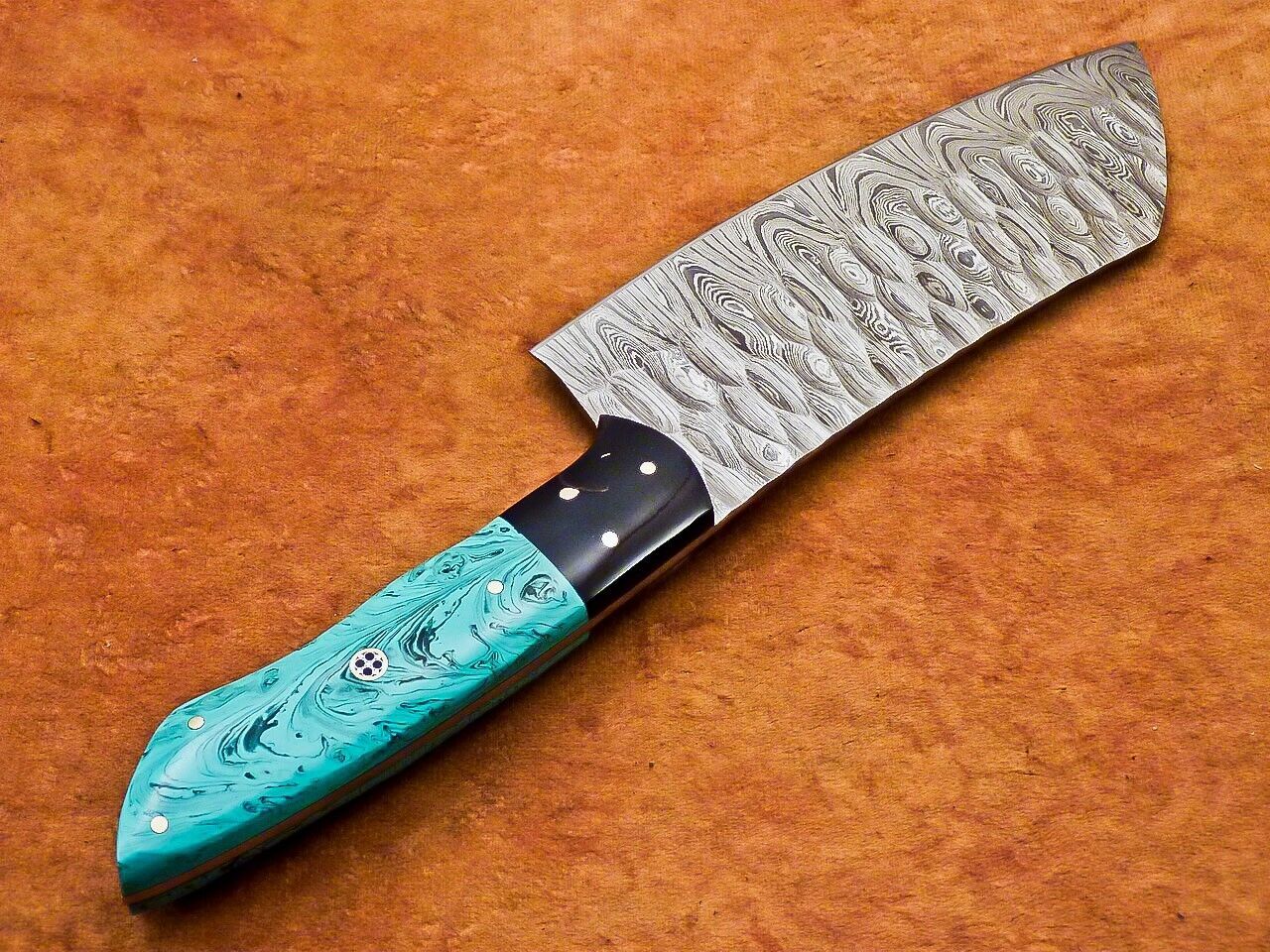 12.0" Professional Chef Chopper Knife Cleaver Damascus Blade Resin Handle