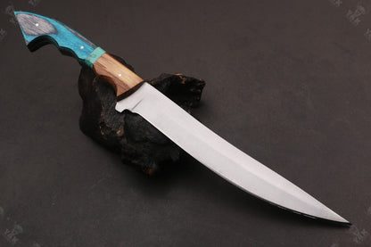 13" Custom Handmade D2 Steel Fillet Hunting Knife Best Fillet Knife & Custom Fillet Knife