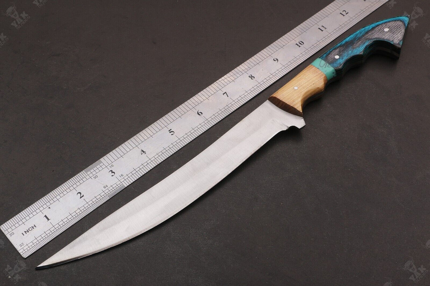 13" Custom Handmade D2 Steel Fillet Hunting Knife Best Fillet Knife & Custom Fillet Knife