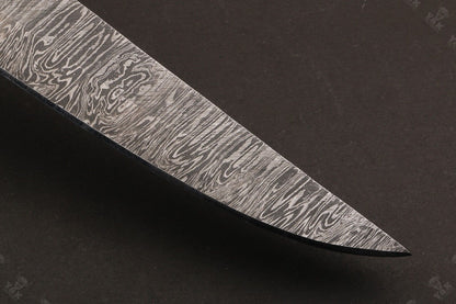 13" Damascus Fillet Knife Fire Damascus Steel Fillet Knife With Pakka Wood Handle