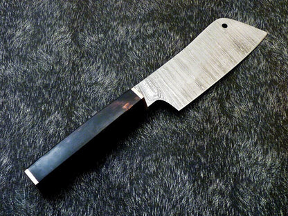 11" Custom Hand Forged Damascus Steel Chef Knife – Kitchen & Camping Knife with Hardwood Handle