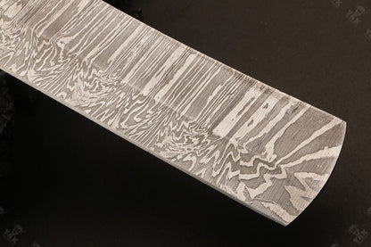 Bull Knife 9" Damascus Steel Bull Cutter Knife Custom Cowboy Bull Knife with Wood Handle