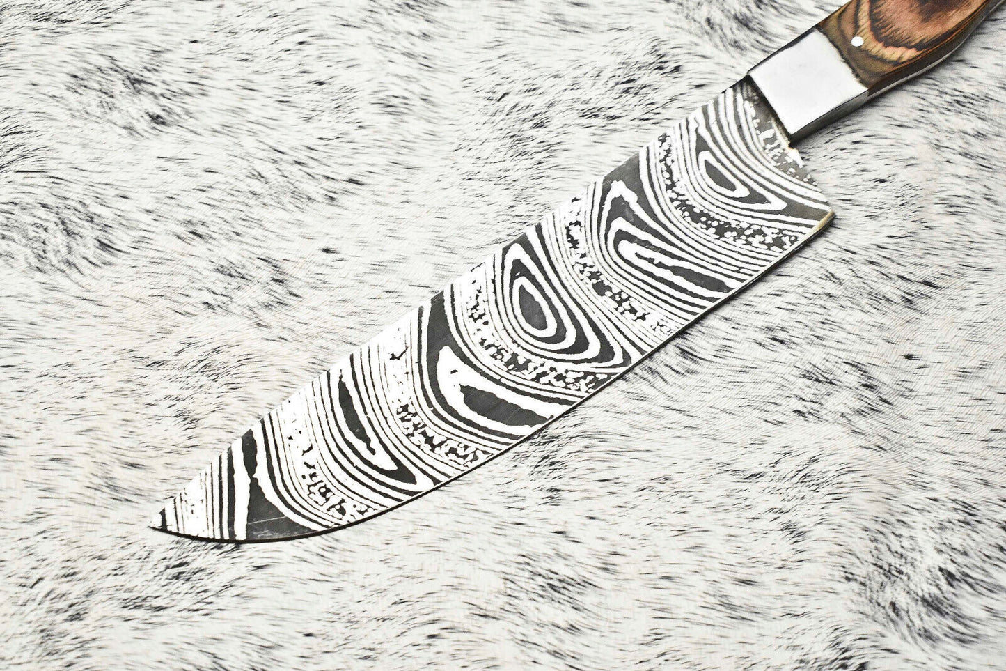 Cutlery Salvation Handmade Damascus Blade Kitchen Full Tang Chef Knife – 13" Premium Forged Steel