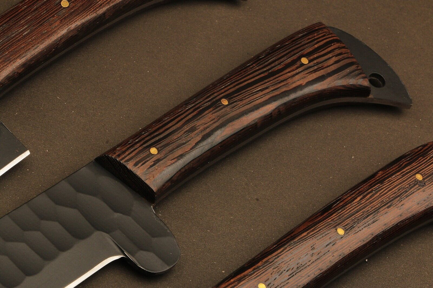 9" to 13" Hand Forged D2 Steel Chef Knives Set – Professional Kitchen Cutlery