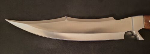 17.3" Handmade Full Tang 6.08MM Thick D2 Steel Hunting Bowie Knife