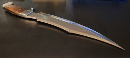 17.3" Handmade Full Tang 6.08MM Thick D2 Steel Hunting Bowie Knife