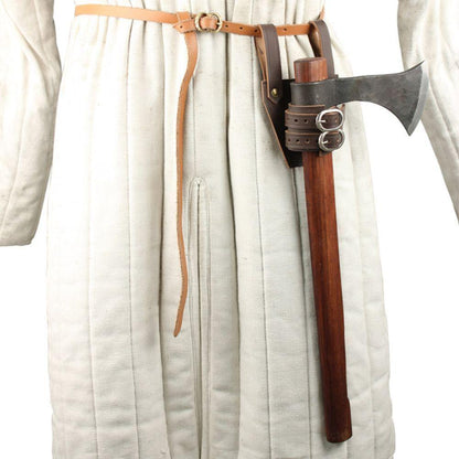 Authentic Viking Combat Steel Axe – Handcrafted Two-Handed Battle Axe