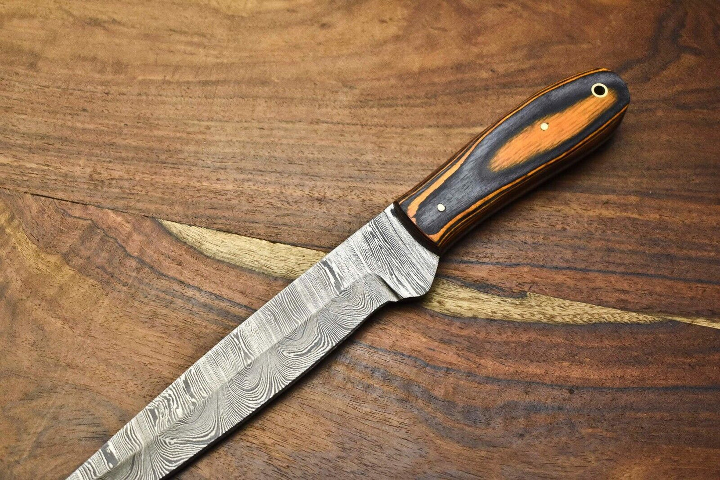 Premium Handmade Damascus Steel Chef Knife – Full Tang, Collector’s Edition