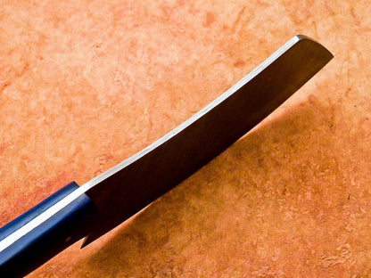 11" Custom Handmade Damascus Steel Chef Cleaver Knife with Hard Wood Handle
