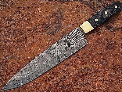 Damascus Steel Chef Knife Set – 5 Pc Handmade Kitchen Knives