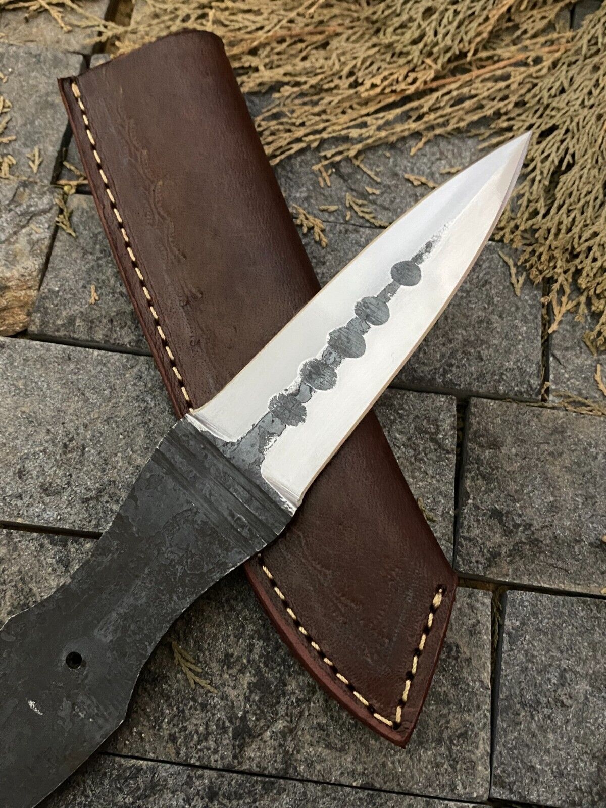 Heritage Forge 10 Inch Full Tang Hunting Knife Blank | Hand Forged Railroad Carbon Steel Blade