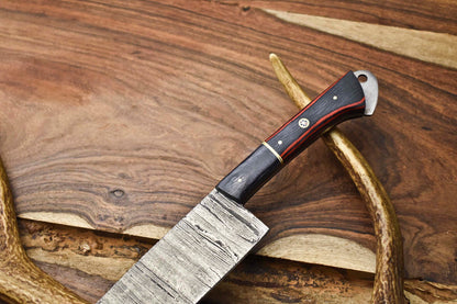 12" Handmade Damascus Steel Chef Knife | Full Tang Kitchen Knife with Razor Sharp