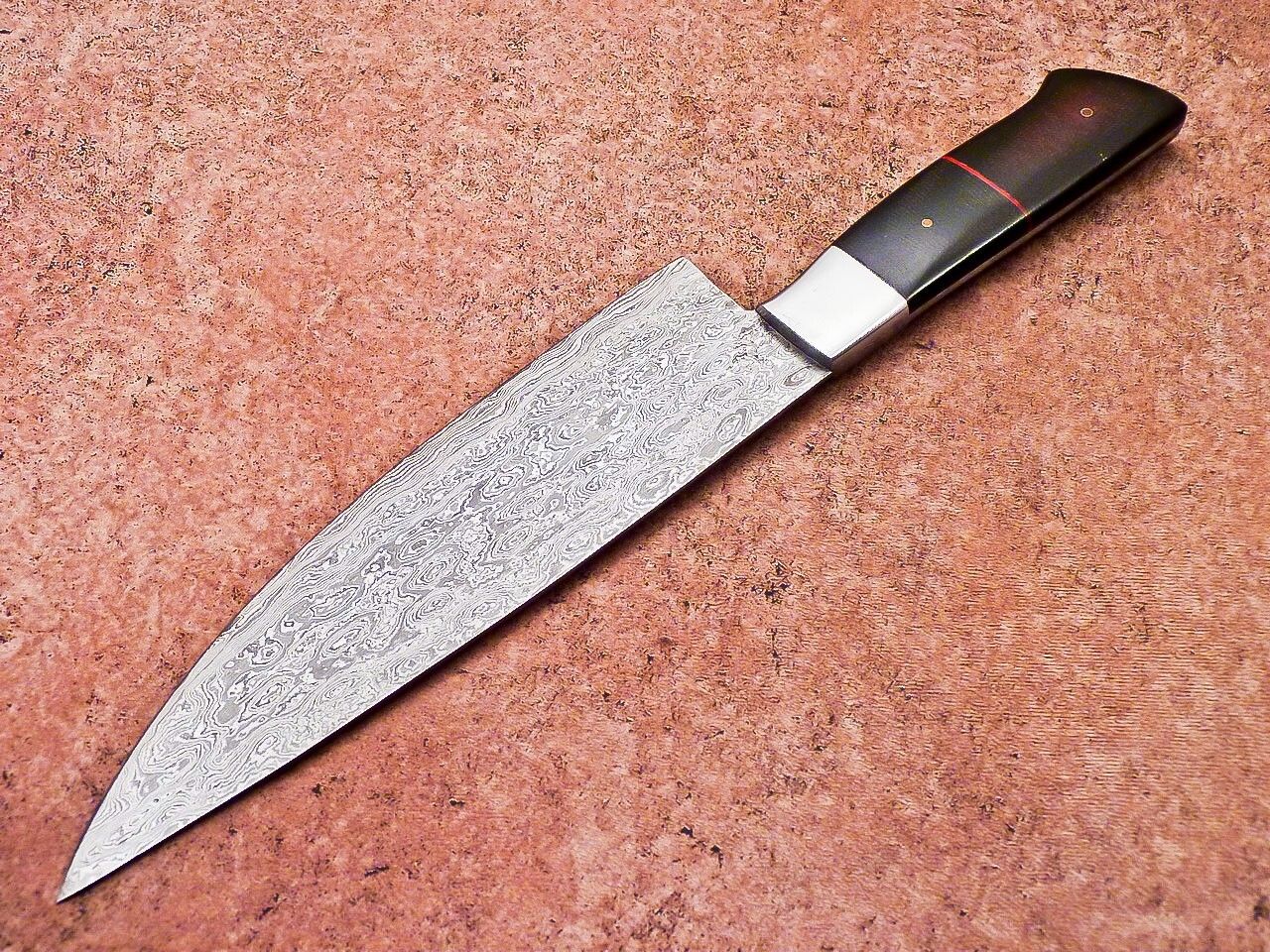 13" Handmade Professional Damascus Steel Chef Knife with Resin Handle