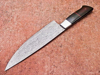 13" Handmade Professional Damascus Steel Chef Knife with Resin Handle