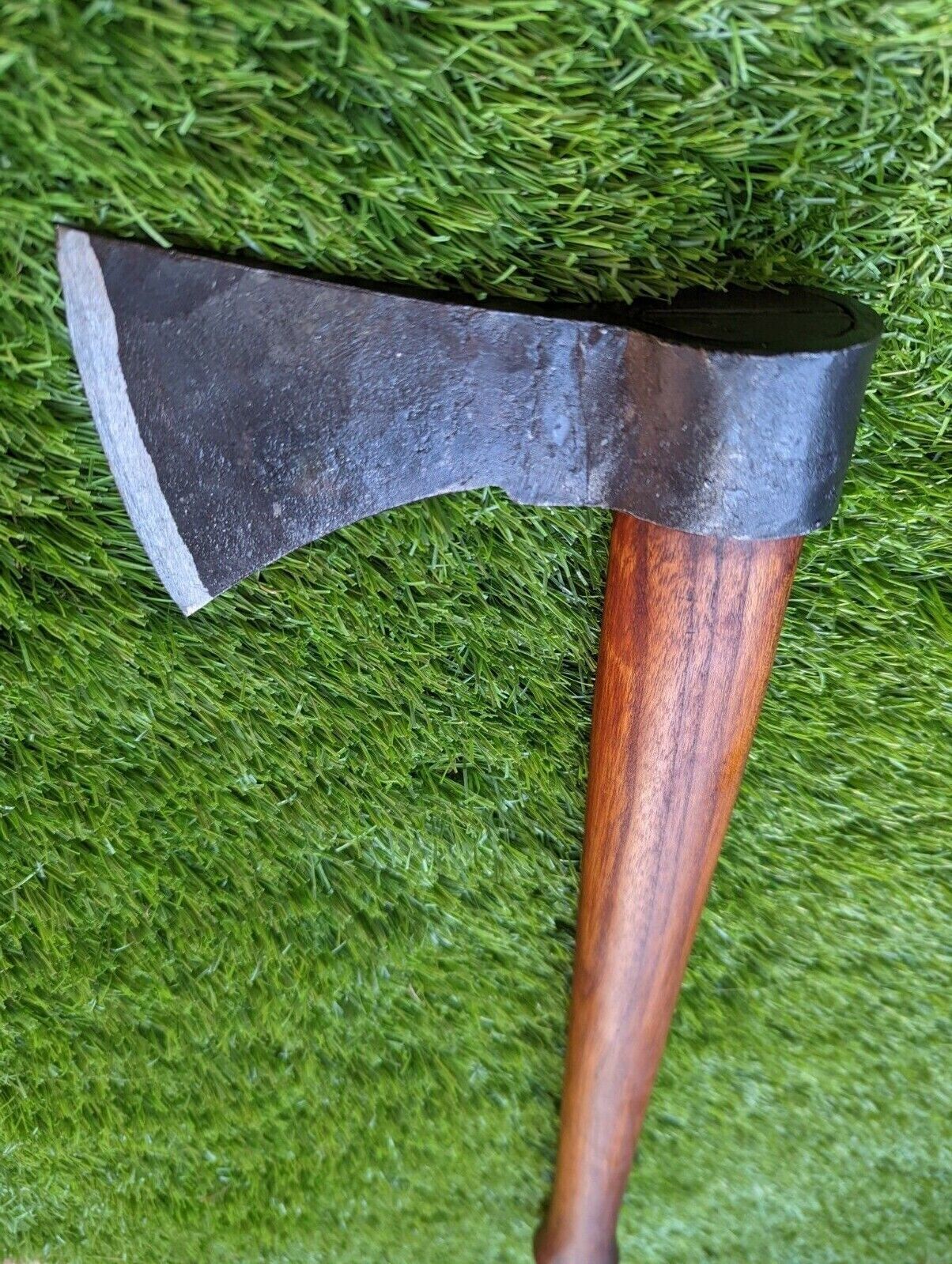 18 Inch Hand Forged Slavic Viking Battle Axe Tomahawk with Wooden Handle