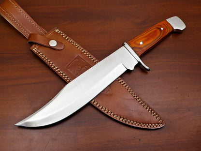 Ultimate Survival D2 Bowie Knife | 12-Inch Full Tang Fixed Blade