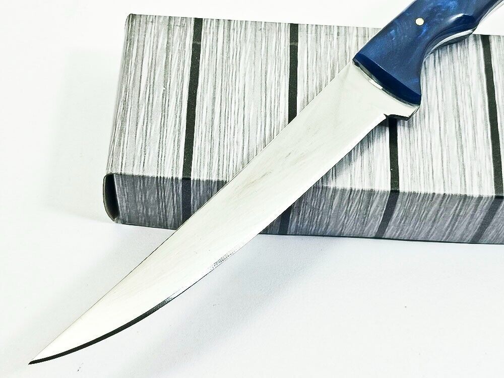 Handmade D2 Steel Blade Best Fillet Knife Fish Fillet Knife Full Tang With Resin Handle