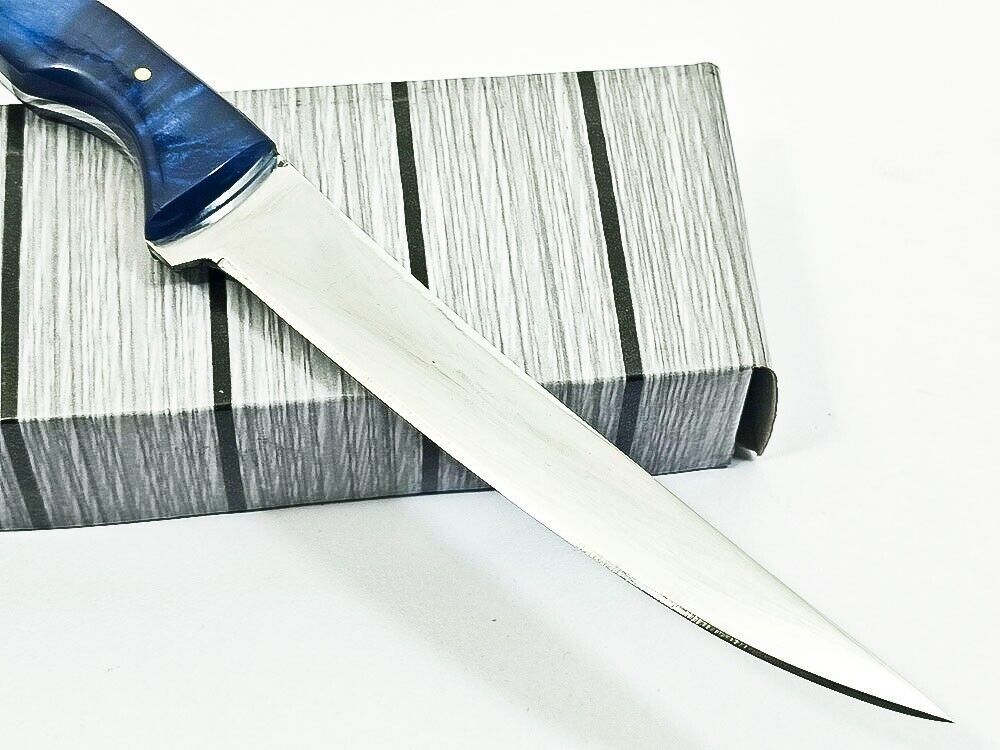 Handmade D2 Steel Blade Best Fillet Knife Fish Fillet Knife Full Tang With Resin Handle