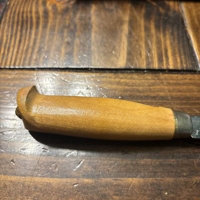 6" Skinner Knife – Stainless Steel Full Tang Blade with Wood Handle & Sheath