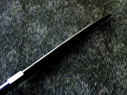 13" Custom Hand Forged Damascus Steel Chef Kitchen Knife with Hardwood Handle