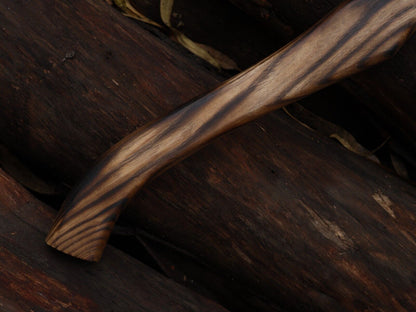 Custom Forged Viking Tomahawk Axe with Ash Wood Handle and Leather Sheath