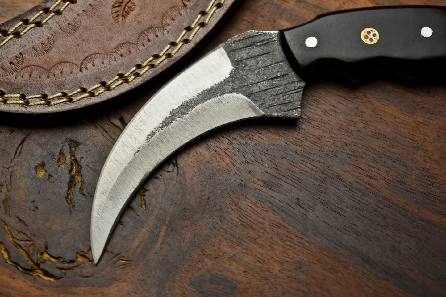 Best Karambit Knife 8.0" Handmade High Carbon Steel Blade Karambit With Resin Handle