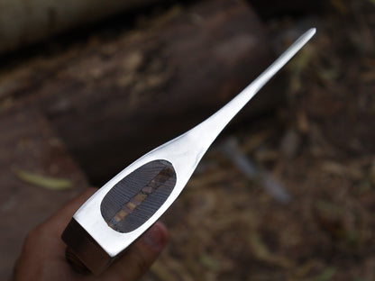 Handmade Viking Axe 18 Inch Carbon Steel Blade with Ash Wood Handle and Leather Sheath