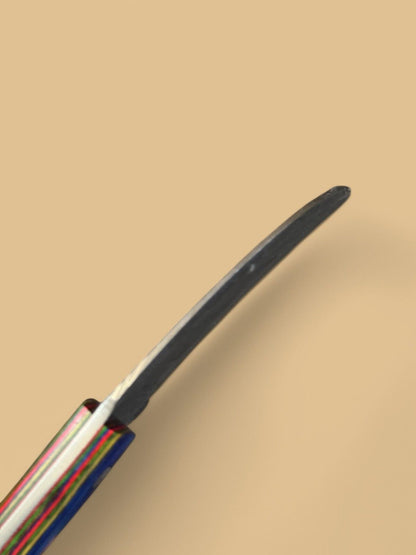 Damascus Karambit Knife 9.5” Handmade Karambit Damascus Steel Knife with Pakkawood Handle