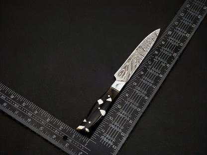 Heritage Forge Custom Hand Forged Damascus Steel Full Tang Chef Knife Set