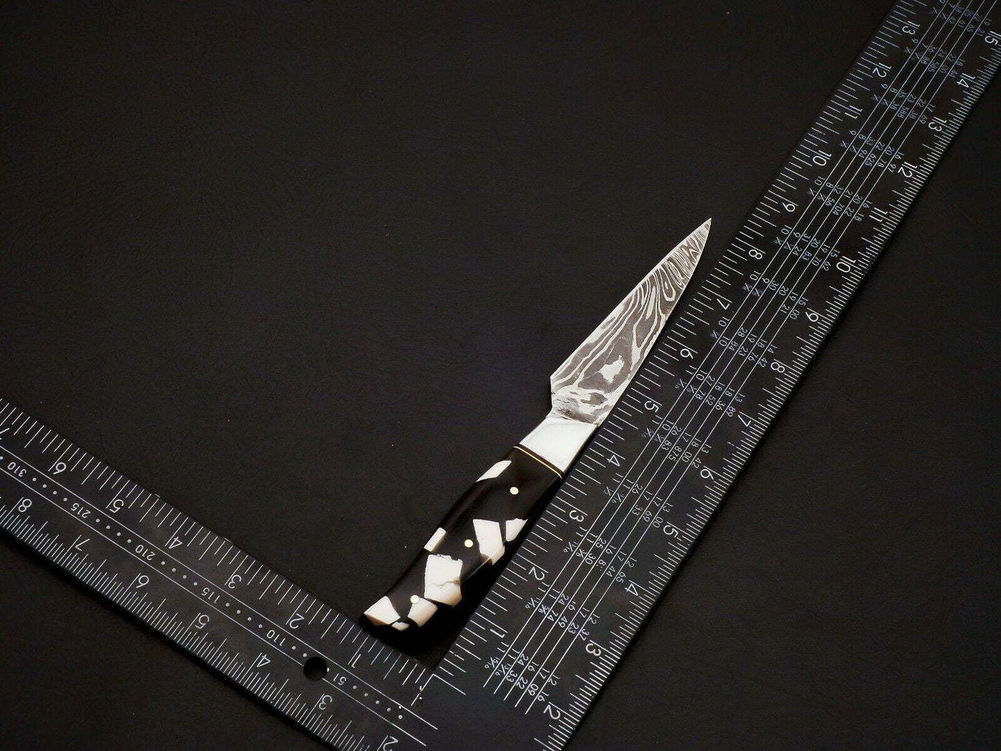 Heritage Forge Custom Hand Forged Damascus Steel Full Tang Chef Knife Set