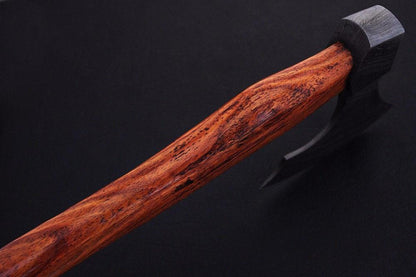 Hand Forged Damascus Steel Hawk Tomahawk Axe – Viking Style Ash Wood Handle