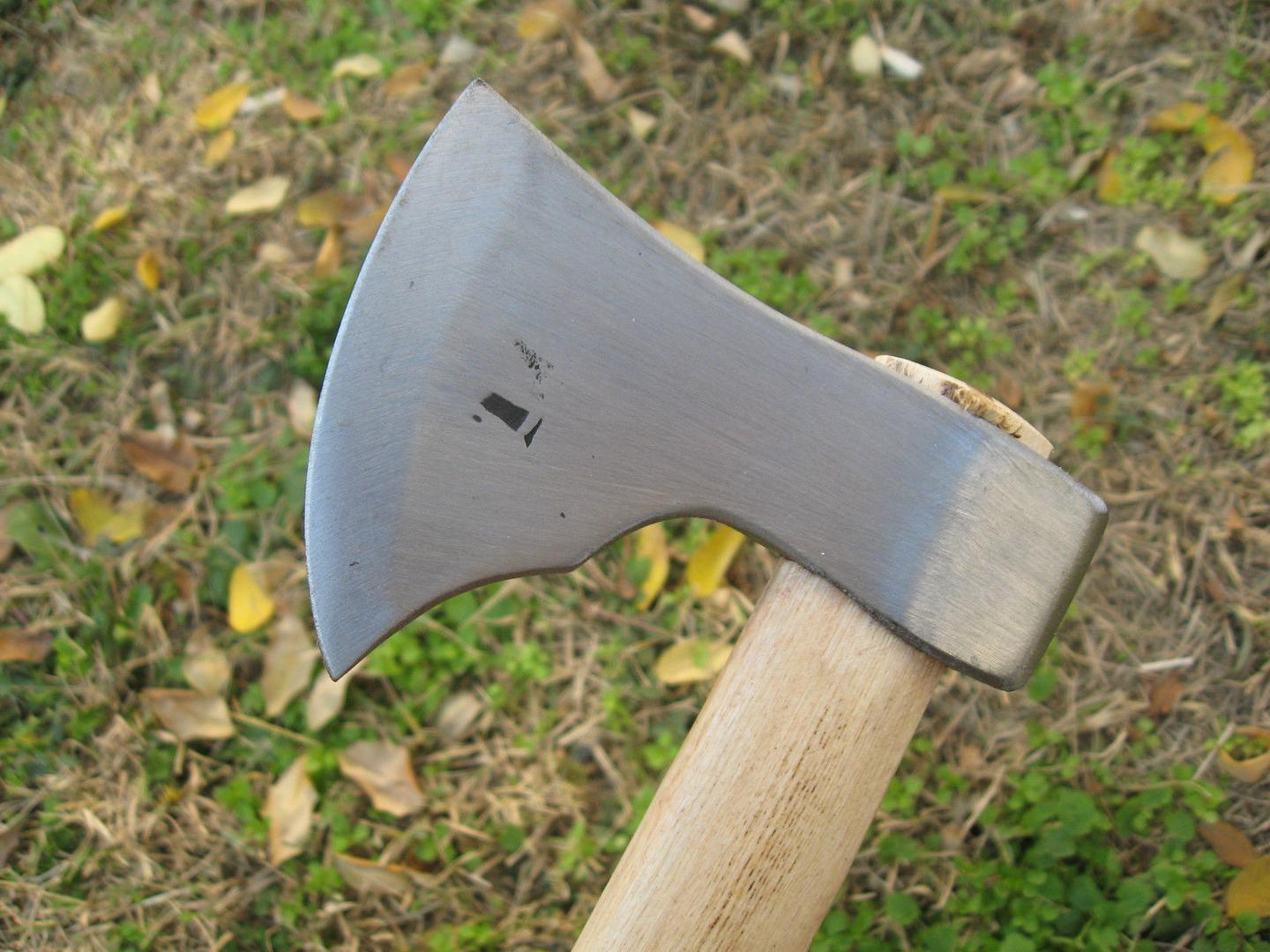 Custom Hand-Forged Bearded Viking Axe | Wrought Tomahawk & Hunting Hatchet