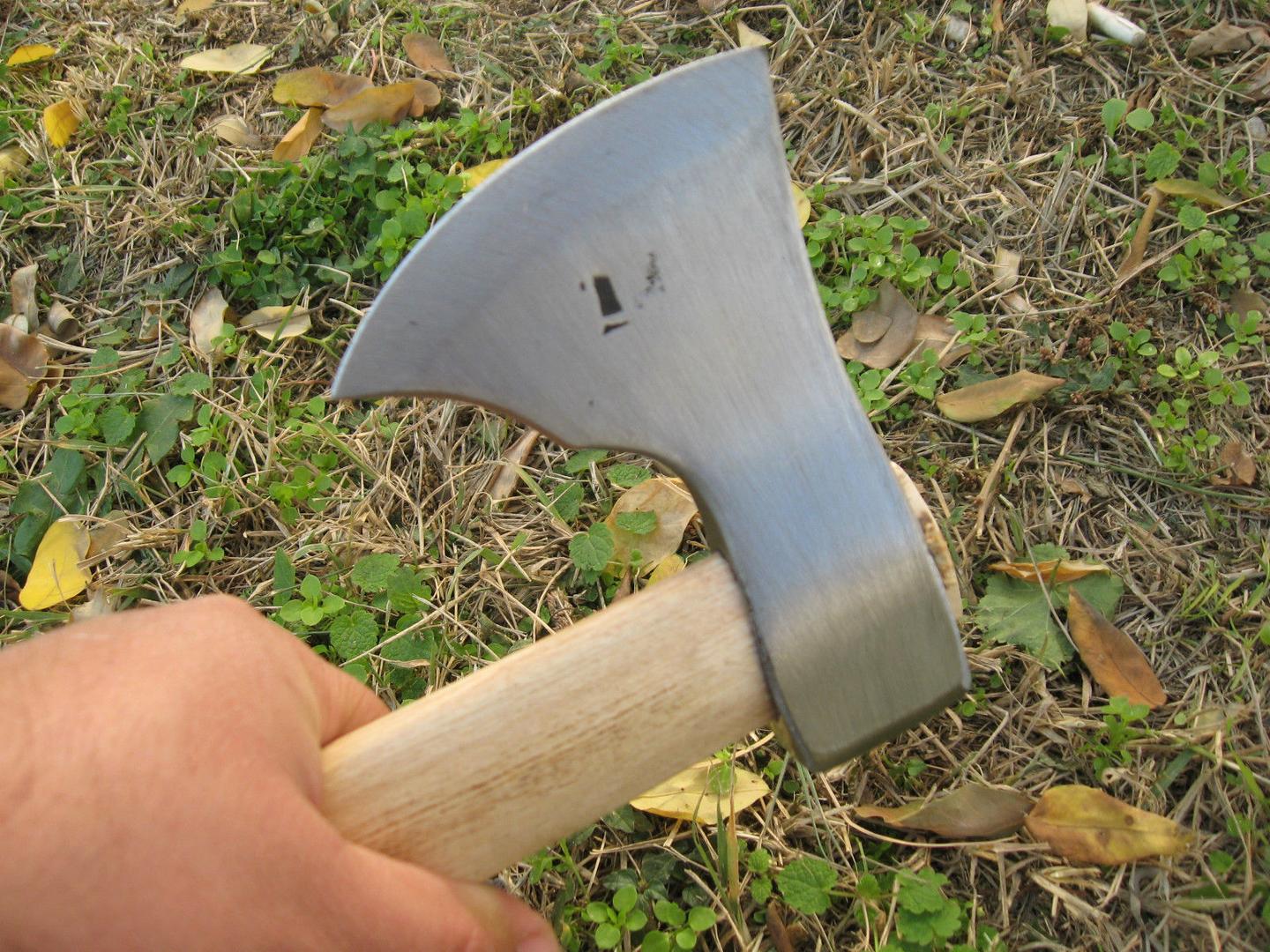 Custom Hand-Forged Bearded Viking Axe | Wrought Tomahawk & Hunting Hatchet